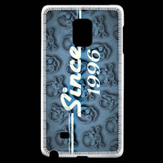 Coque Samsung Galaxy Note Edge Since crane bleu 1996