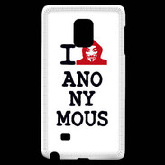 Coque Samsung Galaxy Note Edge I love anonymous