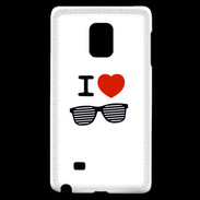 Coque Samsung Galaxy Note Edge I love Lunette Fun