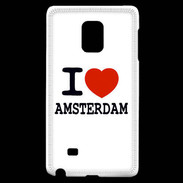 Coque Samsung Galaxy Note Edge I love Amsterdam