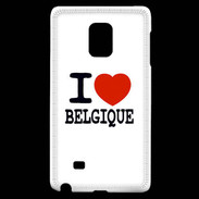 Coque Samsung Galaxy Note Edge I love Belgique
