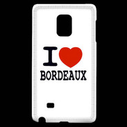 Coque Samsung Galaxy Note Edge I love Bordeaux
