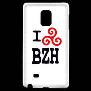 Coque Samsung Galaxy Note Edge I love BZH 2