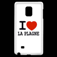 Coque Samsung Galaxy Note Edge I love La Plagne