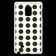 Coque Samsung Galaxy Note Edge pois vert foncé