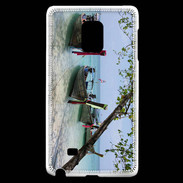 Coque Samsung Galaxy Note Edge DP Barge en bord de plage 2