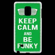 Coque Samsung Galaxy Note Edge Keep Calm Funky Vert