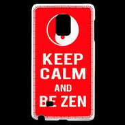 Coque Samsung Galaxy Note Edge Keep Calm Be Zen Rouge
