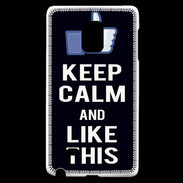 Coque Samsung Galaxy Note Edge Keep Calm Like This Noir