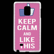 Coque Samsung Galaxy Note Edge Keep Calm Like This Rose
