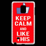 Coque Samsung Galaxy Note Edge Keep Calm Like This Rouge