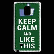Coque Samsung Galaxy Note Edge Keep Calm Like This Vert