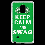 Coque Samsung Galaxy Note Edge Keep Calm Swag Vert