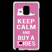 Coque Samsung Galaxy Note Edge Keep Calm Buy Shoes Rose