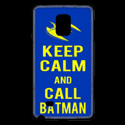 Coque Samsung Galaxy Note Edge Keep Calm Batman Bleu