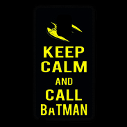 Coque Samsung Galaxy Note Edge Keep Calm Call Batman Noir
