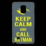 Coque Samsung Galaxy Note Edge Keep Calm Call Batman Gris