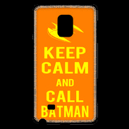 Coque Samsung Galaxy Note Edge Keep Calm Call Batman Orange