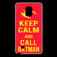 Coque Samsung Galaxy Note Edge Keep Calm Call Batman Rouge