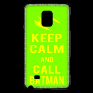 Coque Samsung Galaxy Note Edge Keep Calm Call Batman Vert pomme