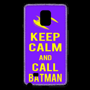 Coque Samsung Galaxy Note Edge Keep Calm Call Batman Violet
