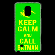 Coque Samsung Galaxy Note Edge Keep Calm Call Batman Vert