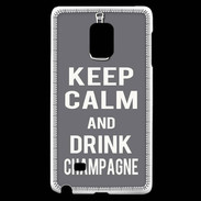 Coque Samsung Galaxy Note Edge Keep Calm Drink champagne Gris