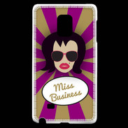 Coque Samsung Galaxy Note Edge Miss business Brune