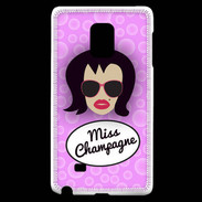 Coque Samsung Galaxy Note Edge Miss Champagne Brune