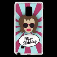 Coque Samsung Galaxy Note Edge Miss Clubbing Chatain