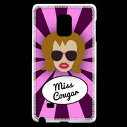 Coque Samsung Galaxy Note Edge Miss Cougar Rousse
