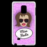 Coque Samsung Galaxy Note Edge Miss Fiesta Chatain