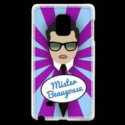 Coque Samsung Galaxy Note Edge Mister Beau gosse Brun