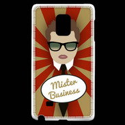 Coque Samsung Galaxy Note Edge Mister Business Chatain