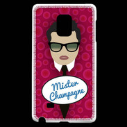 Coque Samsung Galaxy Note Edge Mister Champagne Brun