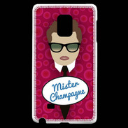 Coque Samsung Galaxy Note Edge Mister Champagne Chatain