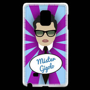 Coque Samsung Galaxy Note Edge Mister Gigolo Brun