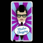 Coque Samsung Galaxy Note Edge Mister Shopping Brun