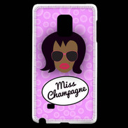Coque Samsung Galaxy Note Edge Miss Champagne Black