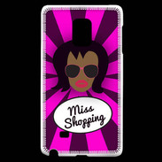 Coque Samsung Galaxy Note Edge Miss Shopping Black