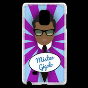 Coque Samsung Galaxy Note Edge Mister Gigolo Black