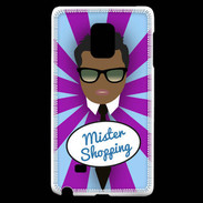 Coque Samsung Galaxy Note Edge Mister Shopping Black