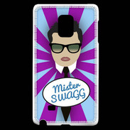 Coque Samsung Galaxy Note Edge Mister Swag Brun
