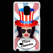 Coque Samsung Galaxy Note Edge Miss USA Brune