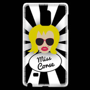 Coque Samsung Galaxy Note Edge Miss Corse Blonde