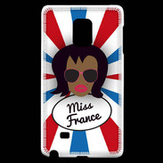 Coque Samsung Galaxy Note Edge Miss France Black