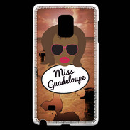 Coque Samsung Galaxy Note Edge Miss Guadeloupe Black