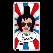 Coque Samsung Galaxy Note Edge Miss France Brune