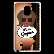 Coque Samsung Galaxy Note Edge Miss Guyane Black