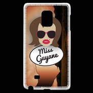 Coque Samsung Galaxy Note Edge Miss Guyane Chatain